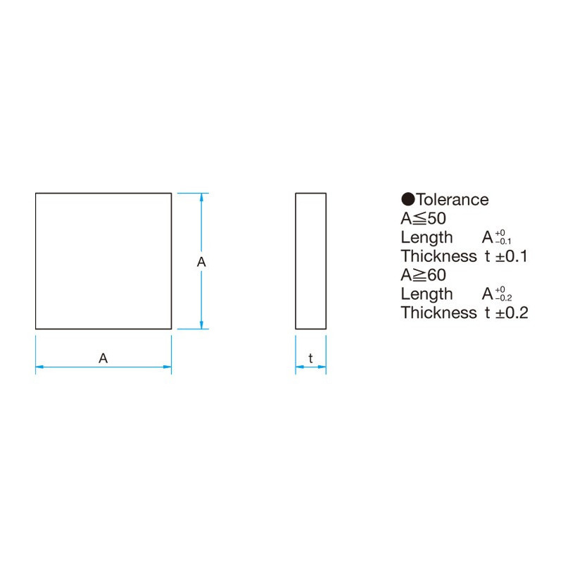 Optical Square Parallel, SiO2